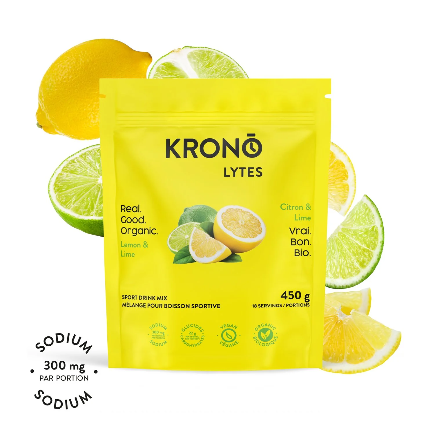 Krono lytes citron lime 450G