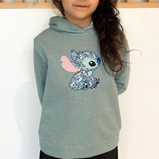 Sweat à capuche mixte brodé molleton Liberty Exclu USA/Japon – Image 4