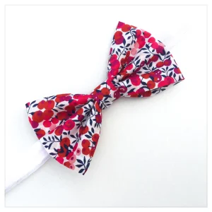 Nœud papillon Liberty Wiltshire rouge