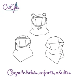 Cagoule bébé et enfant à personnaliser