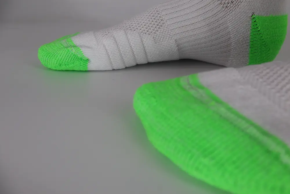 Chaussettes UP TIME – Blanc/Vert – Image 4