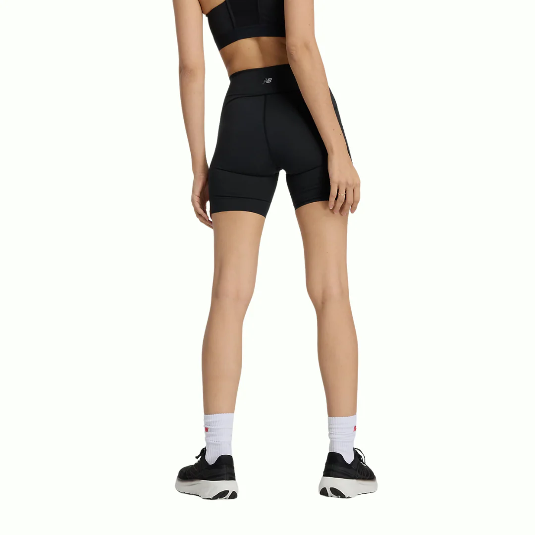 New Balance NB Sleek Pocket High Rise Short 6 (Femme) – Image 2
