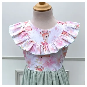 Robe Clarisse bichette et gaze de coton