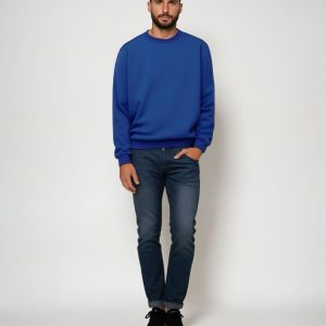 Sweat sans capuche homme sobre et moderne