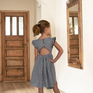 Robe Adèle vichy noir