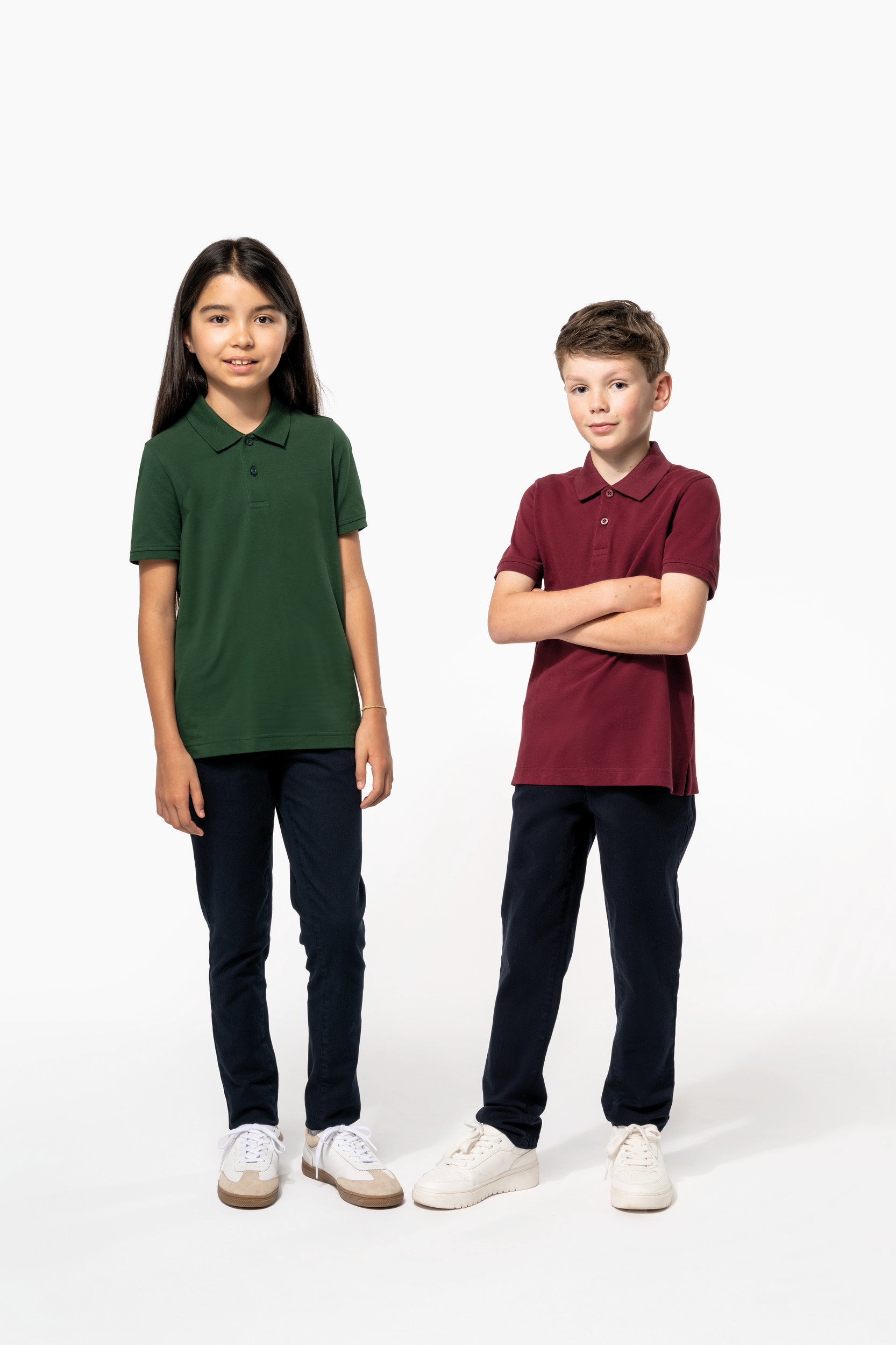 Polo manches courtes bio 180 enfant – Image 4