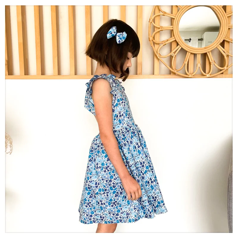 Robe Adèle Liberty Poppy & Daisy Santorin – Image 4