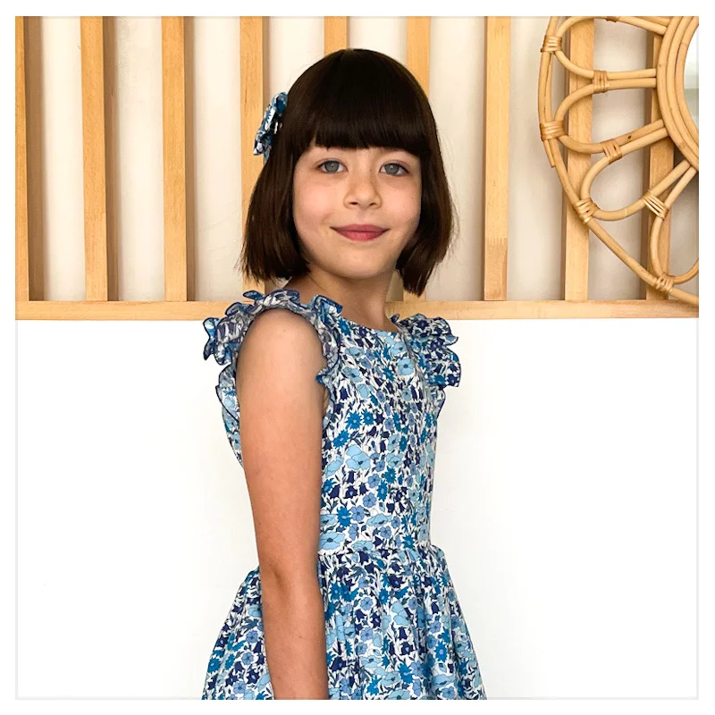 Robe Adèle Liberty Poppy & Daisy Santorin – Image 2