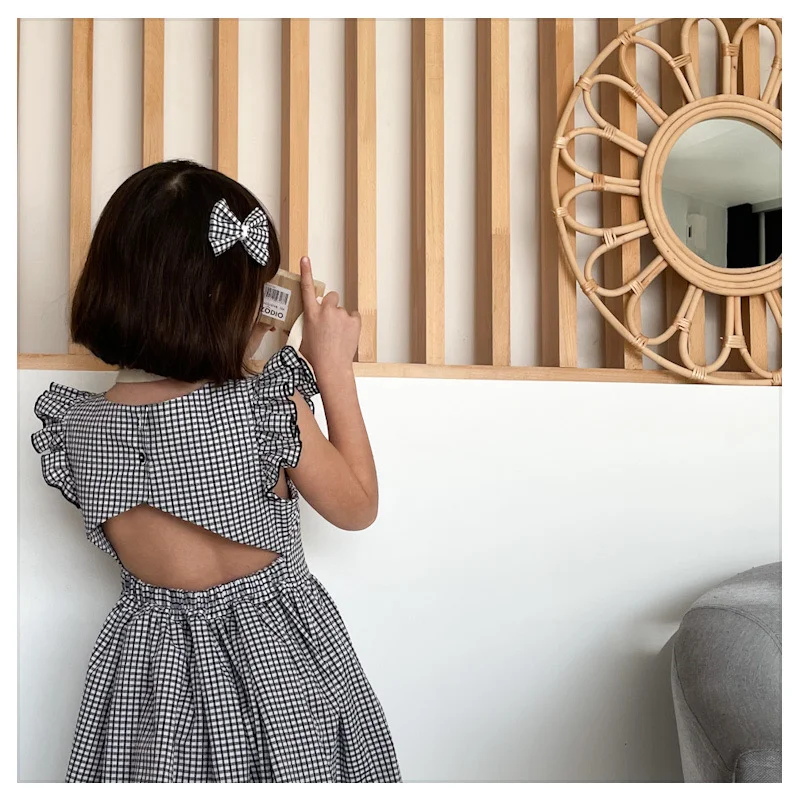 Robe Adèle vichy noir – Image 3
