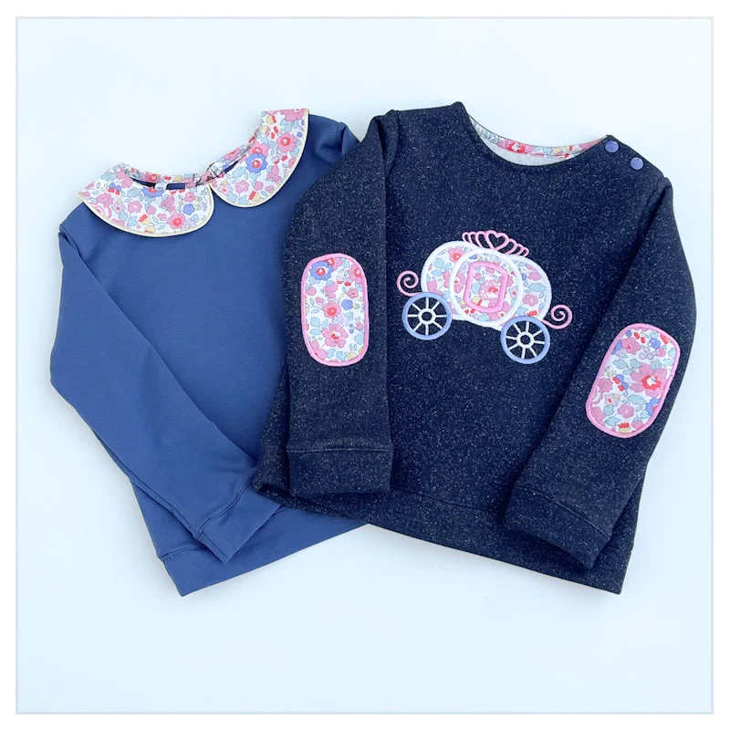 Sweat léger bleu océan et Liberty Australien Betsy Hope – Image 2