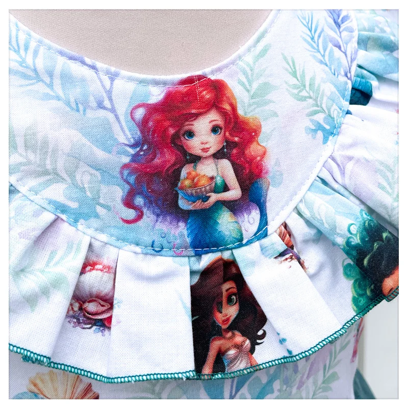 Robe Clarisse Sirène et gaze océan pailletée – Image 2