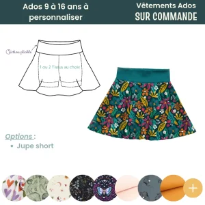 Jupe évolutive Ados à personnaliser