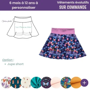 Jupe évolutive à personnaliser