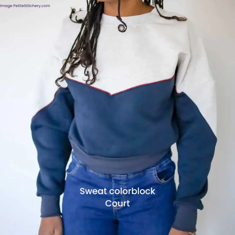 Sweat femme colorblock à personnaliser – Anciennes collections – Image 5
