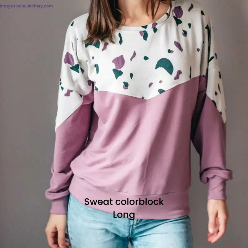 Sweat femme colorblock à personnaliser – Anciennes collections – Image 3
