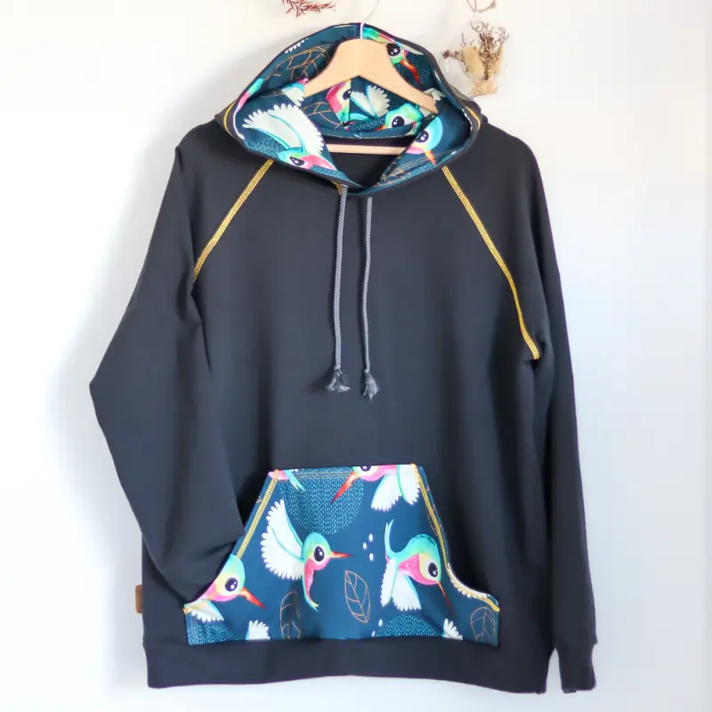 Sweat casual femme à personnaliser – compatible maternité – Image 2