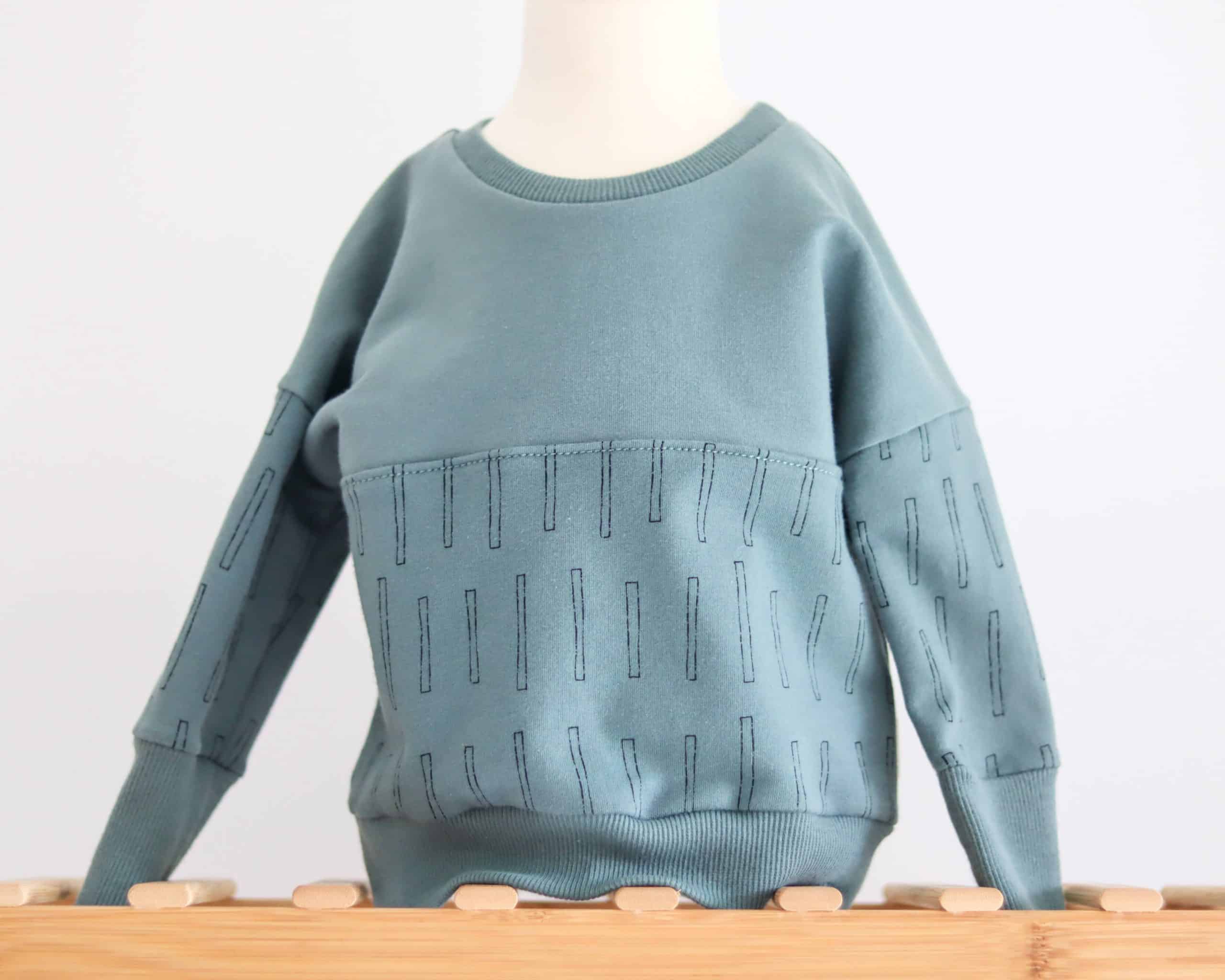Sweat évolutif ample vert 3-12 mois