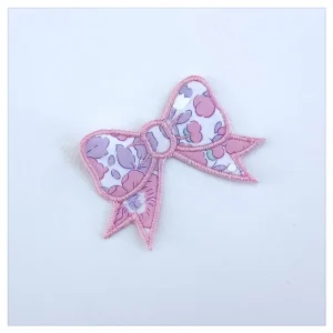 Barrette nœud brodé Betsy unicorn