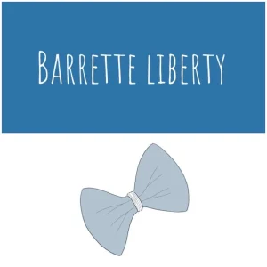 Barrette Noeud Liberty Exclu France/Belgique