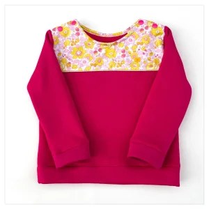 Sweat fushia et Liberty USA Betsy strawberry lemonade