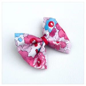 Barrette nœud Liberty Japonais Betsy hibiscus