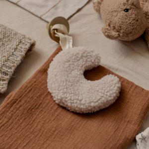 Attache tétine Lune sherpa – Millinoon/Elmoritz