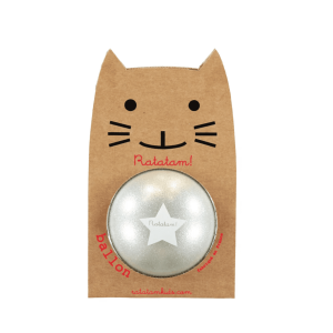 Ballon pailleté 15 cm | Argent – Ratatam