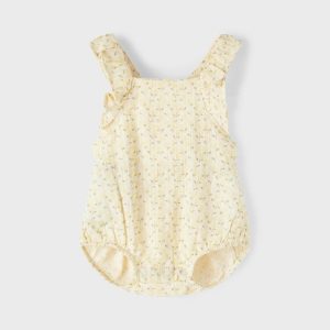 Barboteuse fille été | Fleurs – Lil Atelier