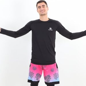 T-shirt compression à manches longues basketball – Good Game – Noir ou Blanc