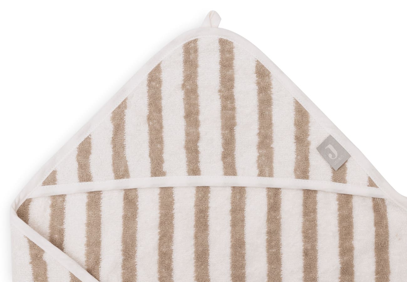 Cape de bain bébé éponge | Rayures – Jollein – Image 2
