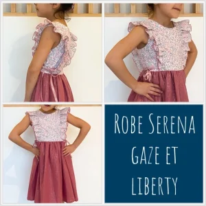 Robe Serena gaze et Liberty Classique