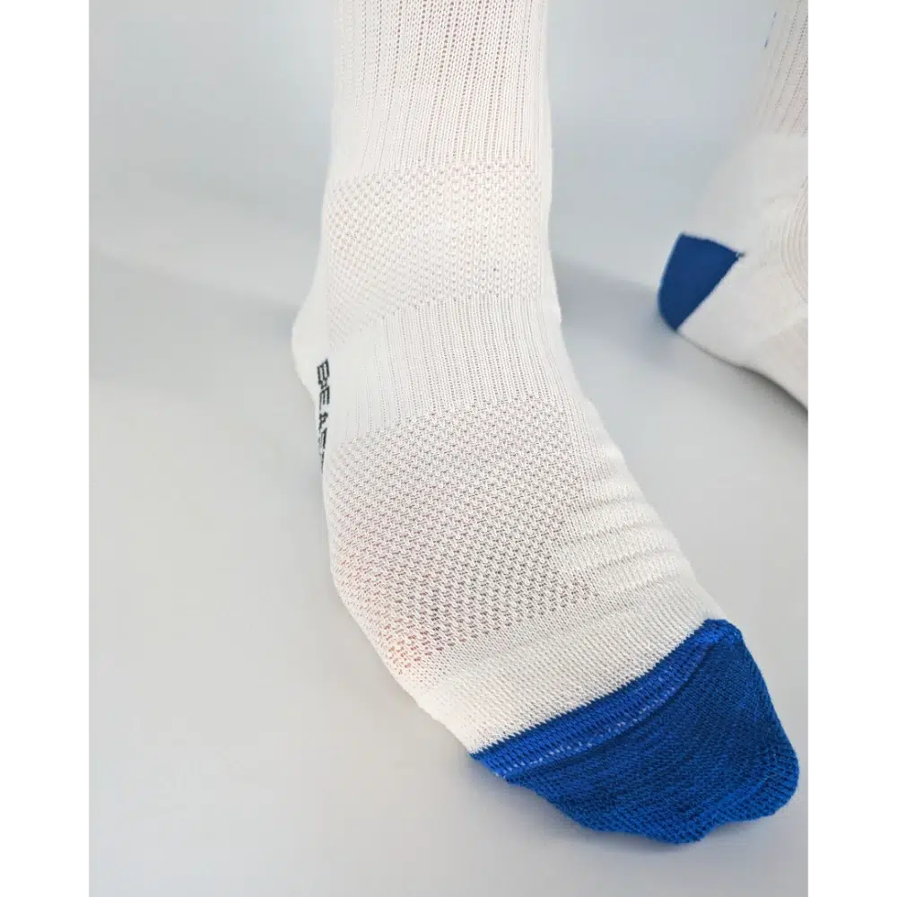 Chaussettes basket UP TIME – Blanc/Bleu – Image 5