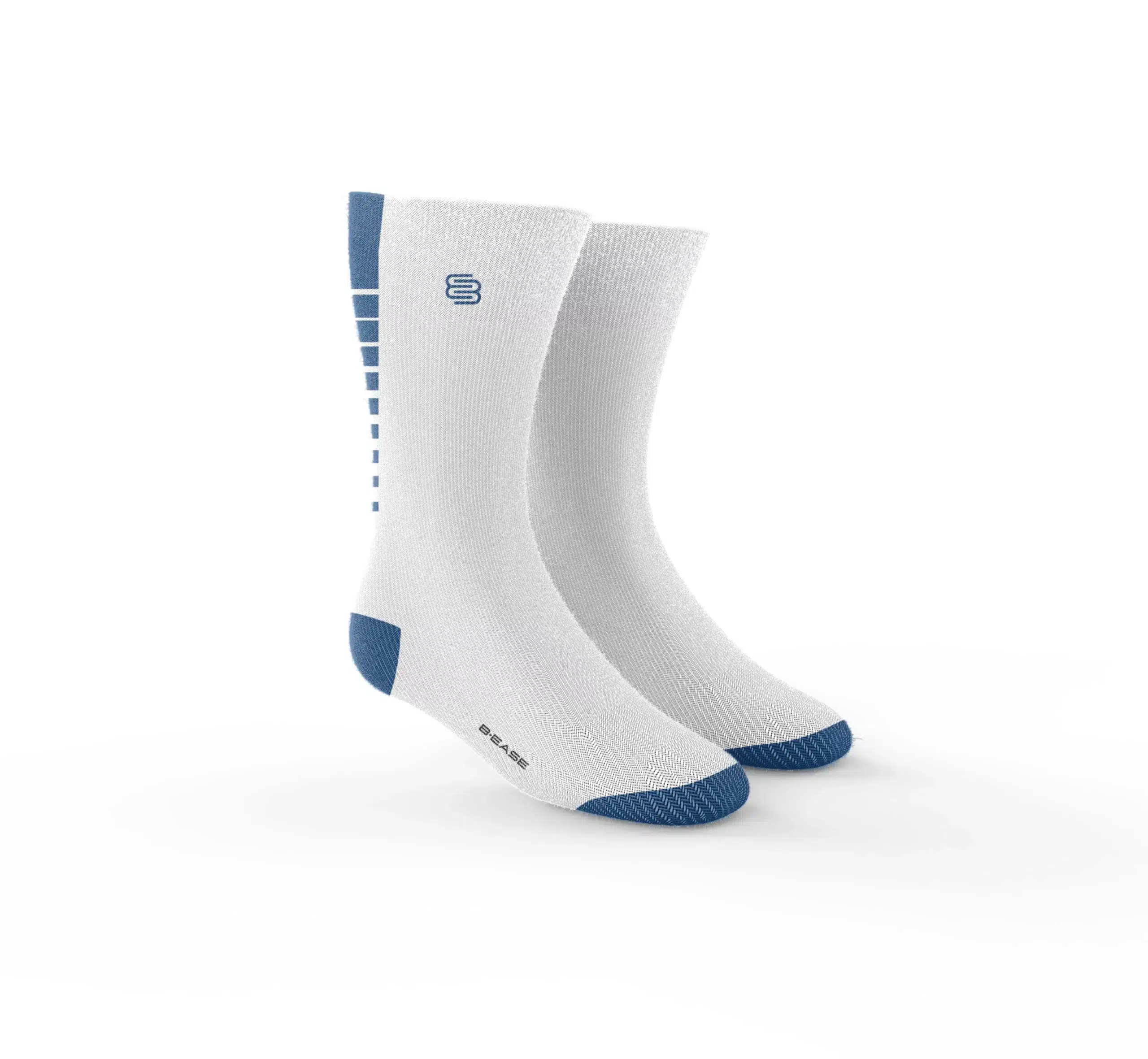 Chaussettes basket UP TIME – Blanc/Bleu