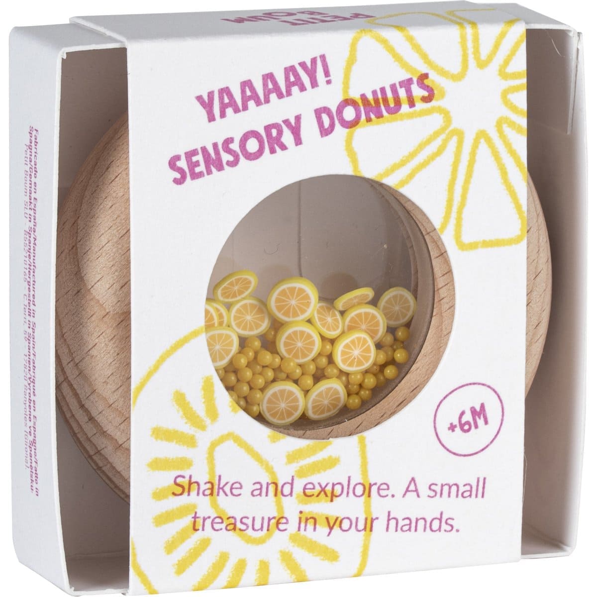Donut sensoriel bébé | Citrons – Petit Boum – Image 2