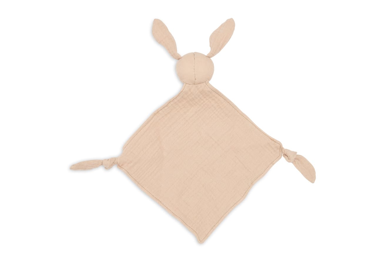 Doudou attache tétine gaze de coton | Lapin – Jollein – Image 5