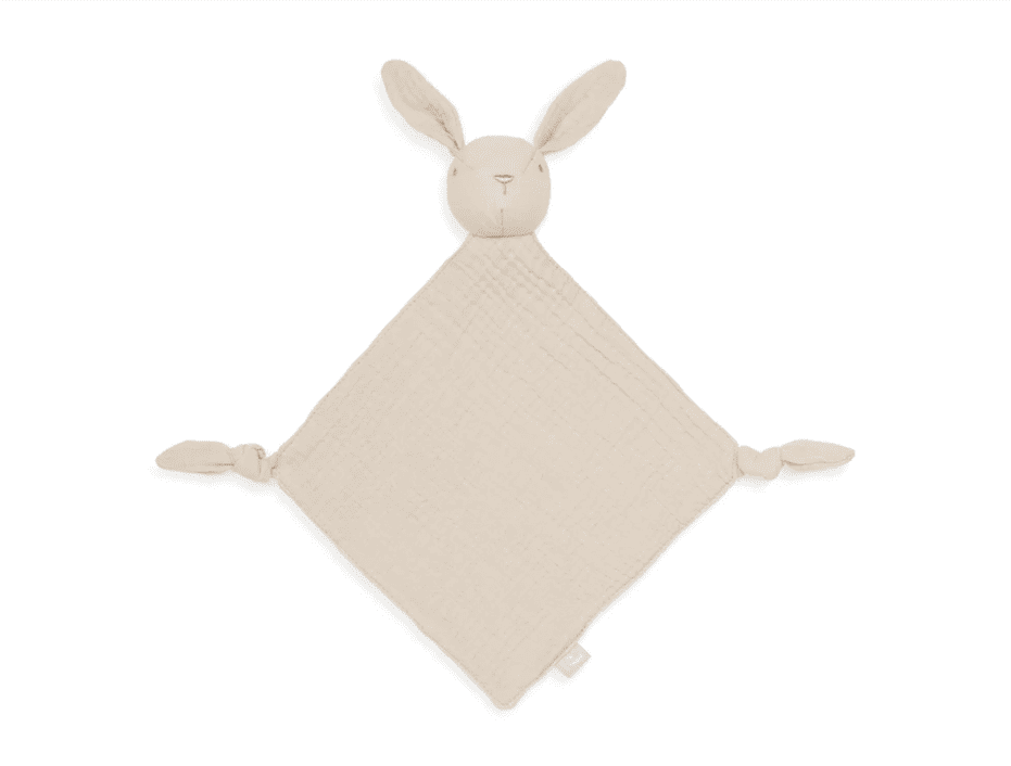 Doudou attache tétine gaze de coton | Lapin – Jollein – Image 4