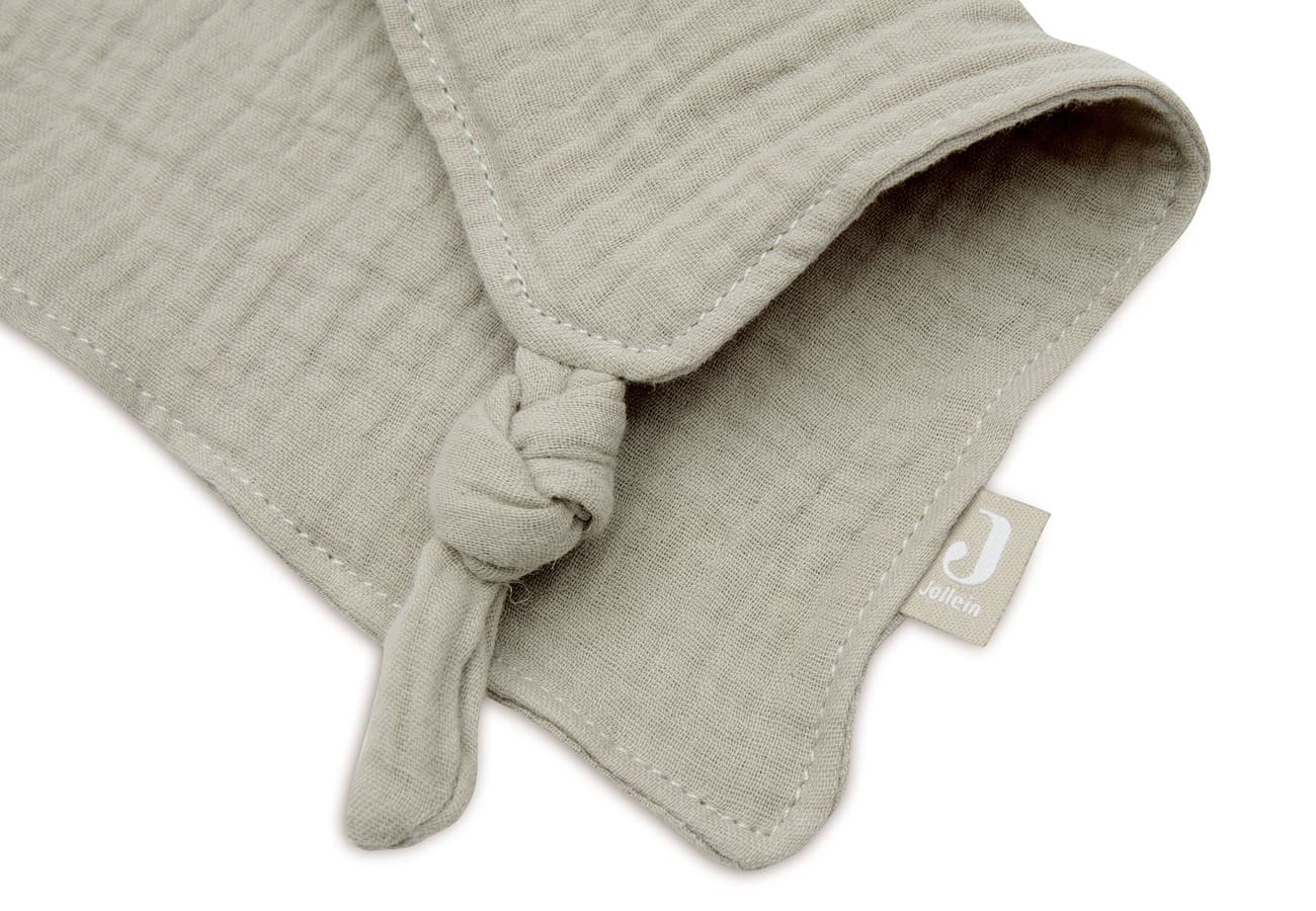 Doudou attache tétine gaze de coton | Lapin – Jollein – Image 3