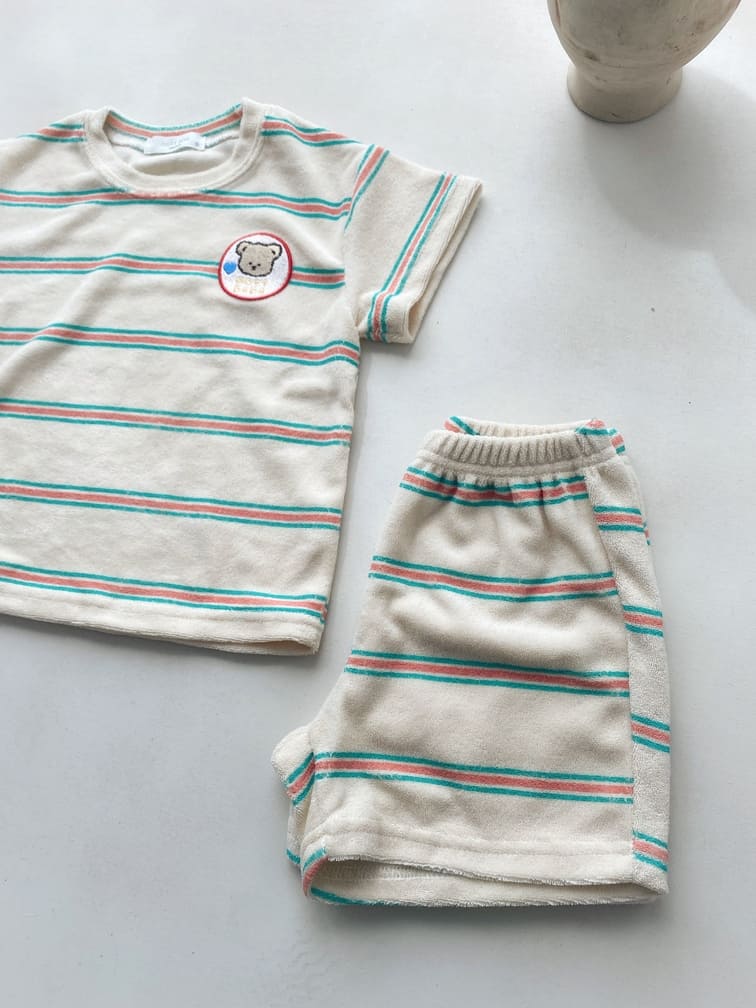 Ensemble enfant éponge | Rayures – Oott bébé – Image 3