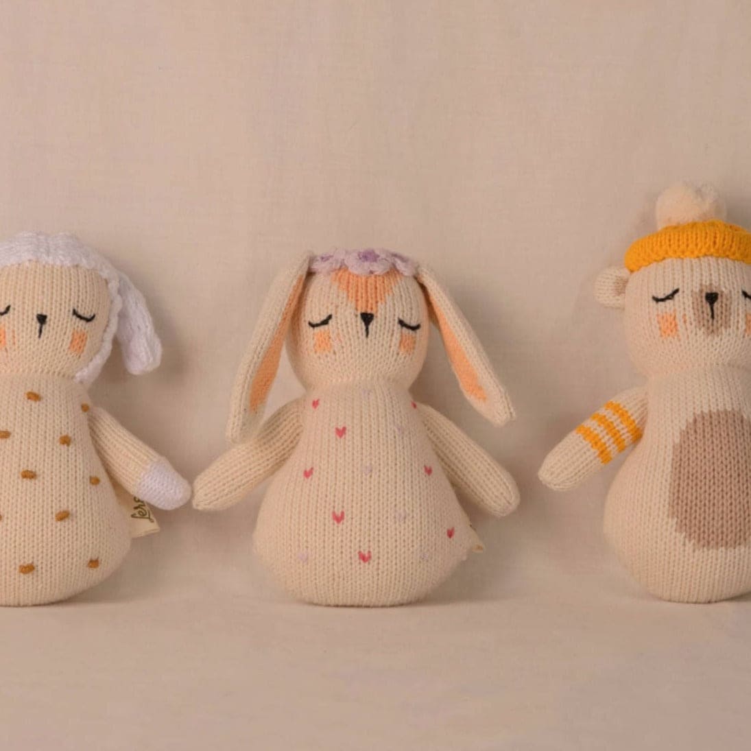 Hochet laine bébé | Ourson – Lero Lero – Image 3