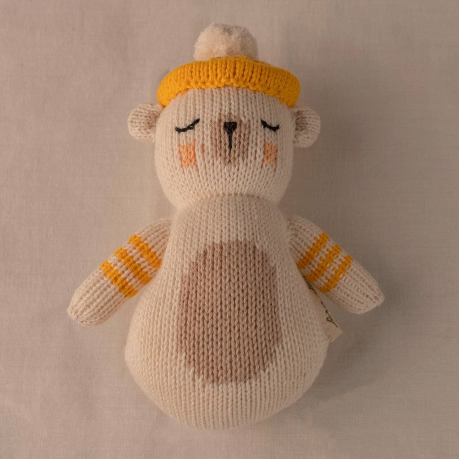 Hochet laine bébé | Ourson – Lero Lero