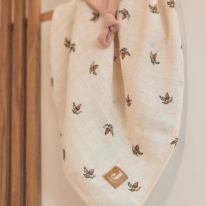 Lot langes gaze de coton 70×70 | Rosehip – Jollein