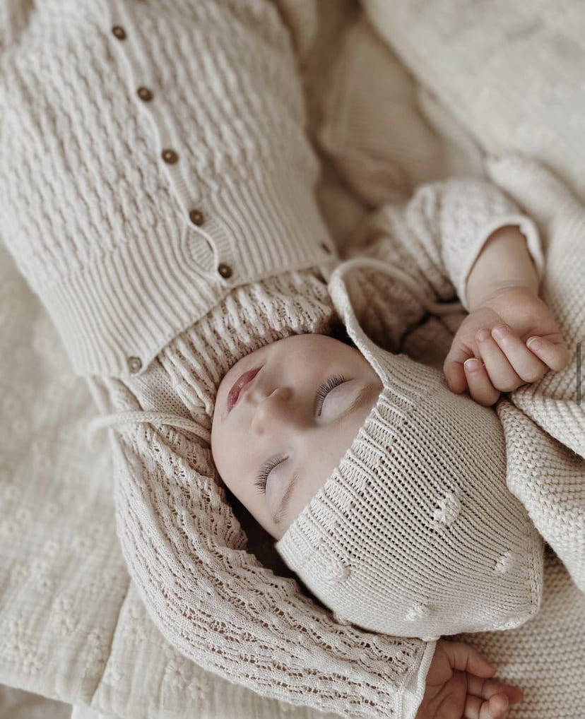 Pull bébé maille ajourée | Baly – Li & me