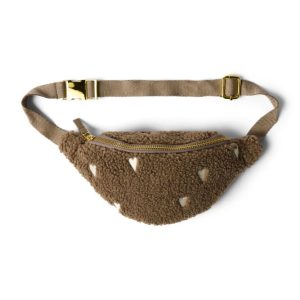 Sac banane enfant Teddy Hearts | Brown – Studio Noos