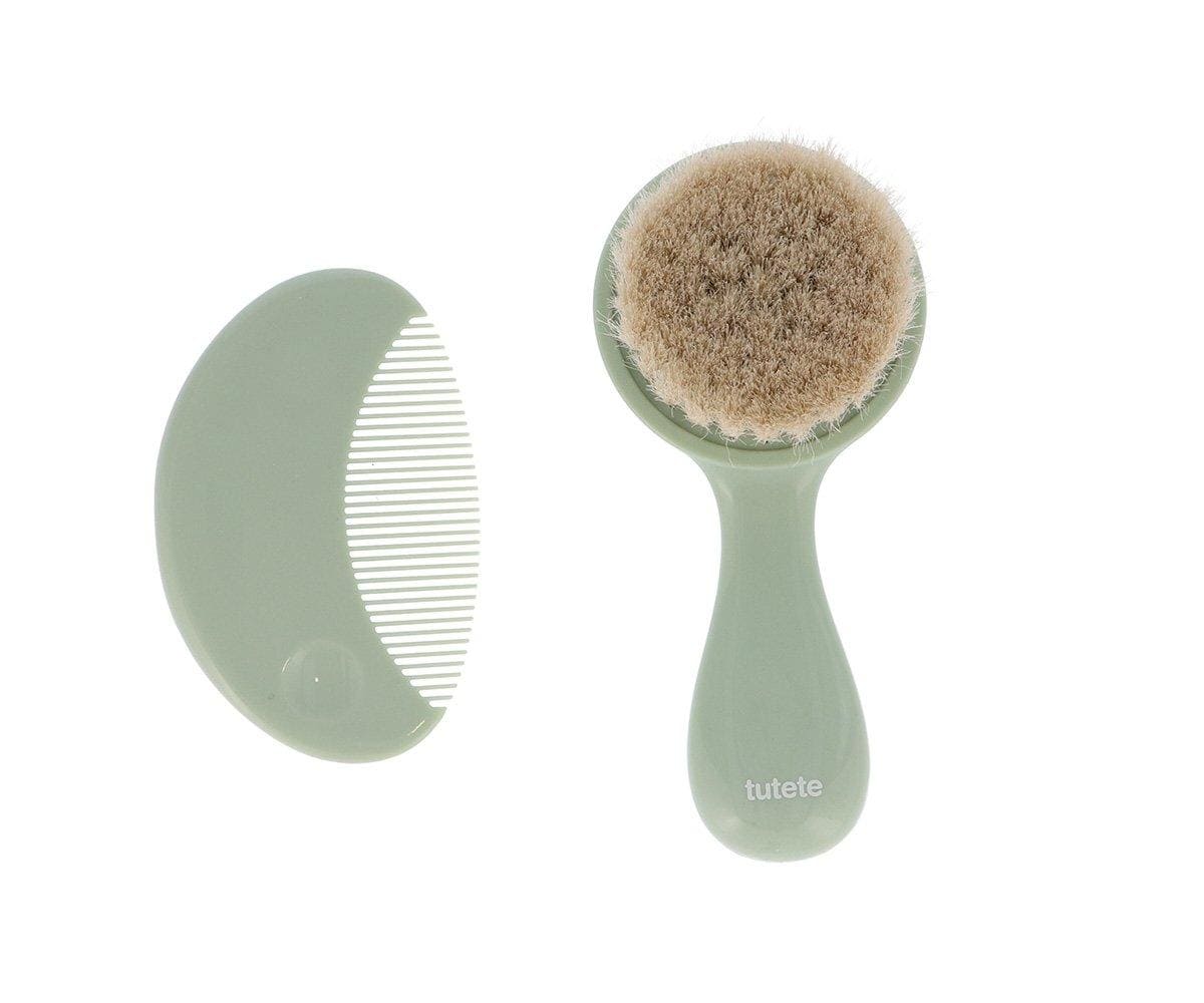 Set brosse et peigne bébé | Vert – Tutete