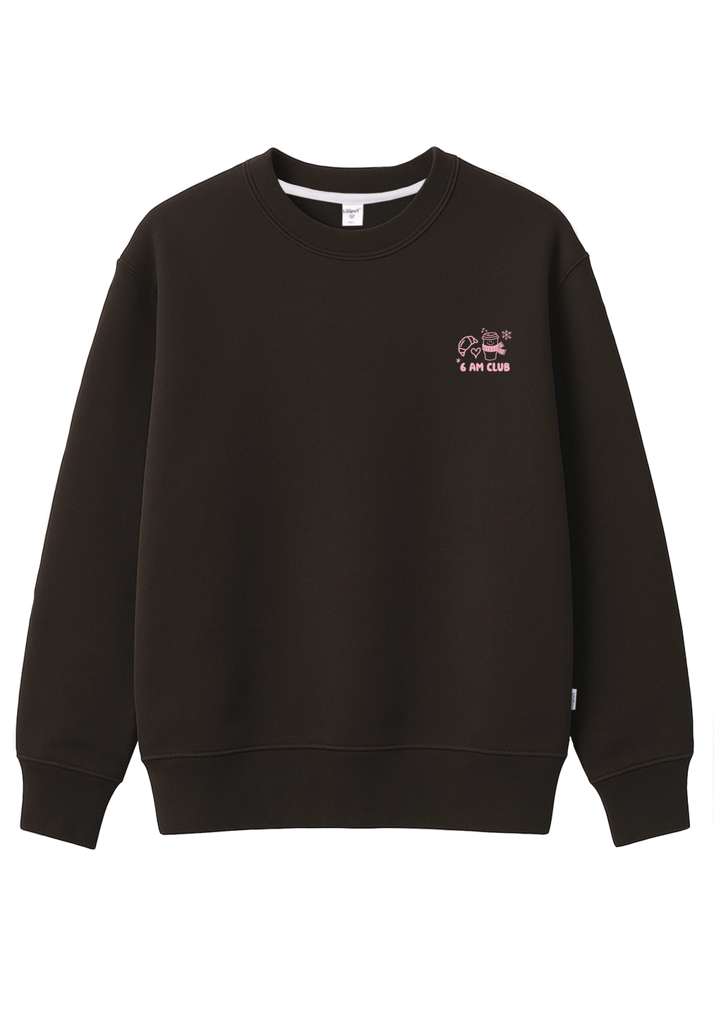 Sweat oversize adulte hiver | Cacao – Image 2