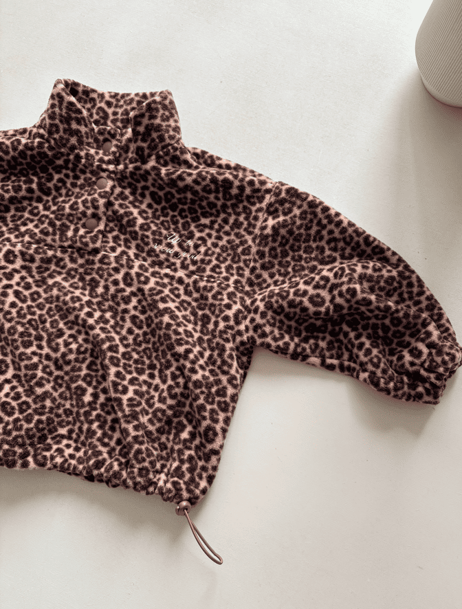 Sweat polaire enfant | Léopard