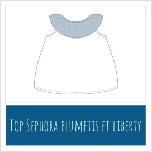 Top Sephora plumetis et liberty Exclu France/Belgique